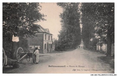 CAR-ADVP18-1023-76 - BOITEAUMESNIL - Route de Blangy