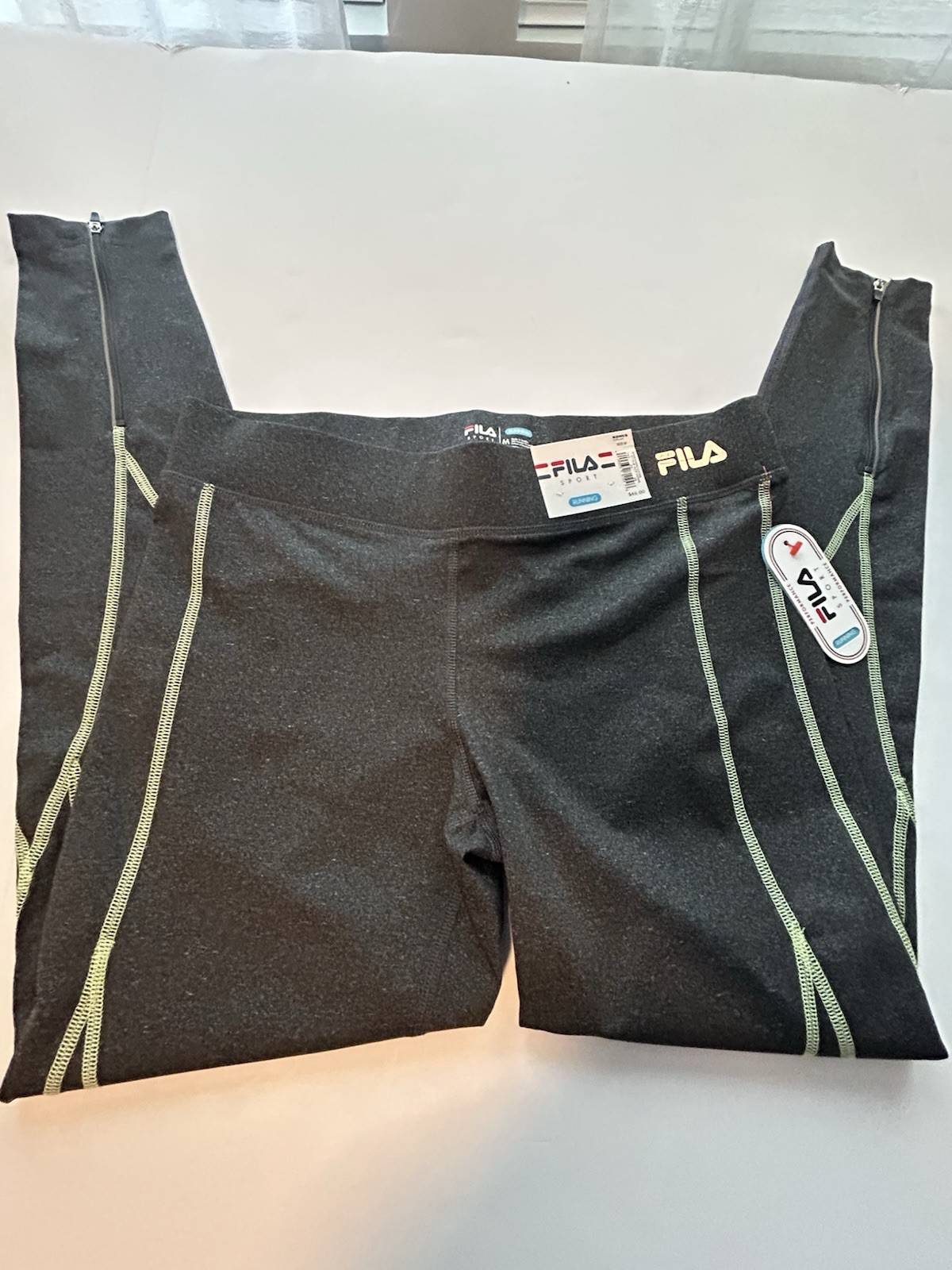 Leggings da corsa FILA Sport Performance taglia media grigio scuro erica