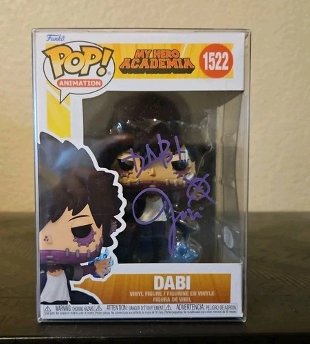 Signed Funko Pop  Dabi 1522 - My Hero Academia - PSA COA