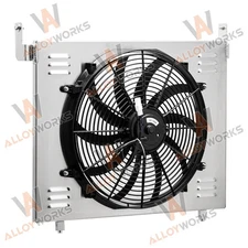 Aluminum Shroud+Fan+Relay Kits For 2004-2012 2008 Chevy Colorado GMC Canyon 3.5L