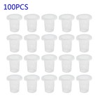Plastic Vegetable Net Cups 35*35mm 100pcs Vegetable Net Cup Vegetables Pots