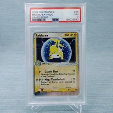 Pokemon Raichu EX Holo Sandstorm 98/100 PSA 7 New Cert Clean! on eBay