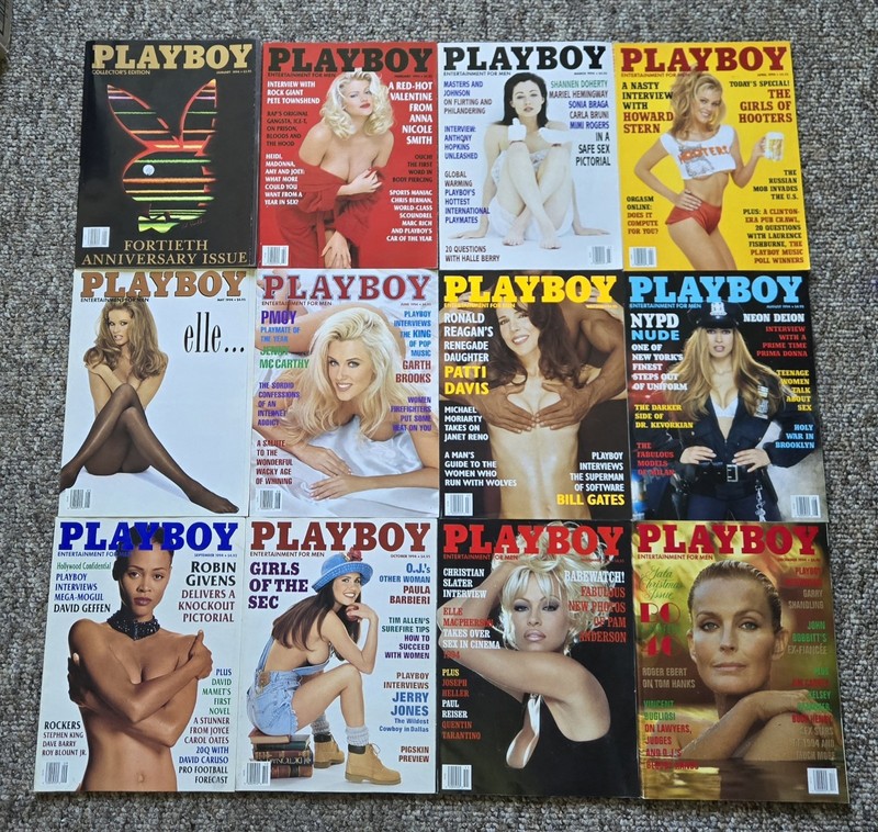 PlayBoy 1994 Bo Derrick Shannen Doherty Elle Macpherson Anna Nicole Smith PamJen