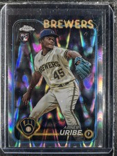 Uribe, Abner - 2024 Topps Chrome - Ray Wave Refractor