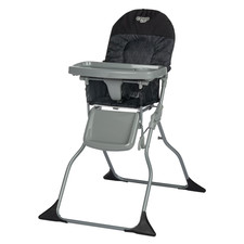 Cosco Kids Simple Fold High Chair Black Portable Feeding Chair for Baby