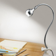 LED Desk Lamp Clip on Light,360 Flexible Gooseneck and Clamp Reading Light,Porta