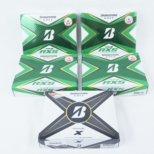 Bridgestone Golf Tour B RX-S & Tour B X - Personalized Golf Balls Lot of 5
