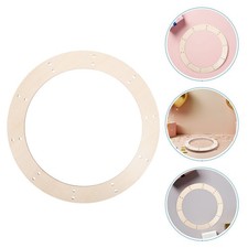  10 Pcs Wooden Wreath Base Seasonal Rings Frame Handmade Supplies DIY Kit