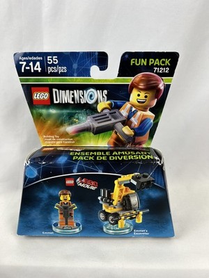 Lego Dimensions The Lego Movie Emmet Adventure 55 Pcs Fun Pack 71212 NIB