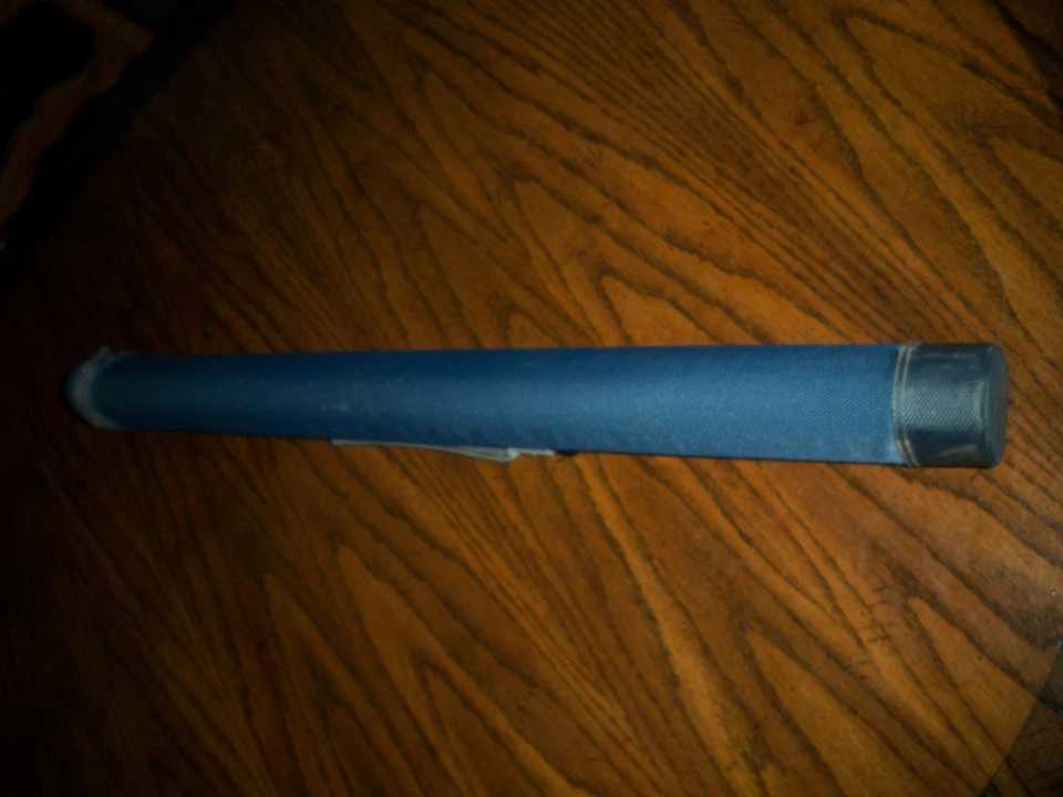 CAIXA/TUBO DE HASTE ORVIS HYDROS. AZUL 30". SOMENTE ESTOJO. - Imagem 2 de 4