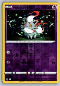 Pokemon Zorua Card | eBay