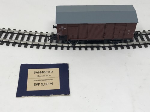 PIKO 5/6448/010 - Gedeckter Güterwagen DR Ep. III italienische Bauart - HO - | Condition: Gebraucht