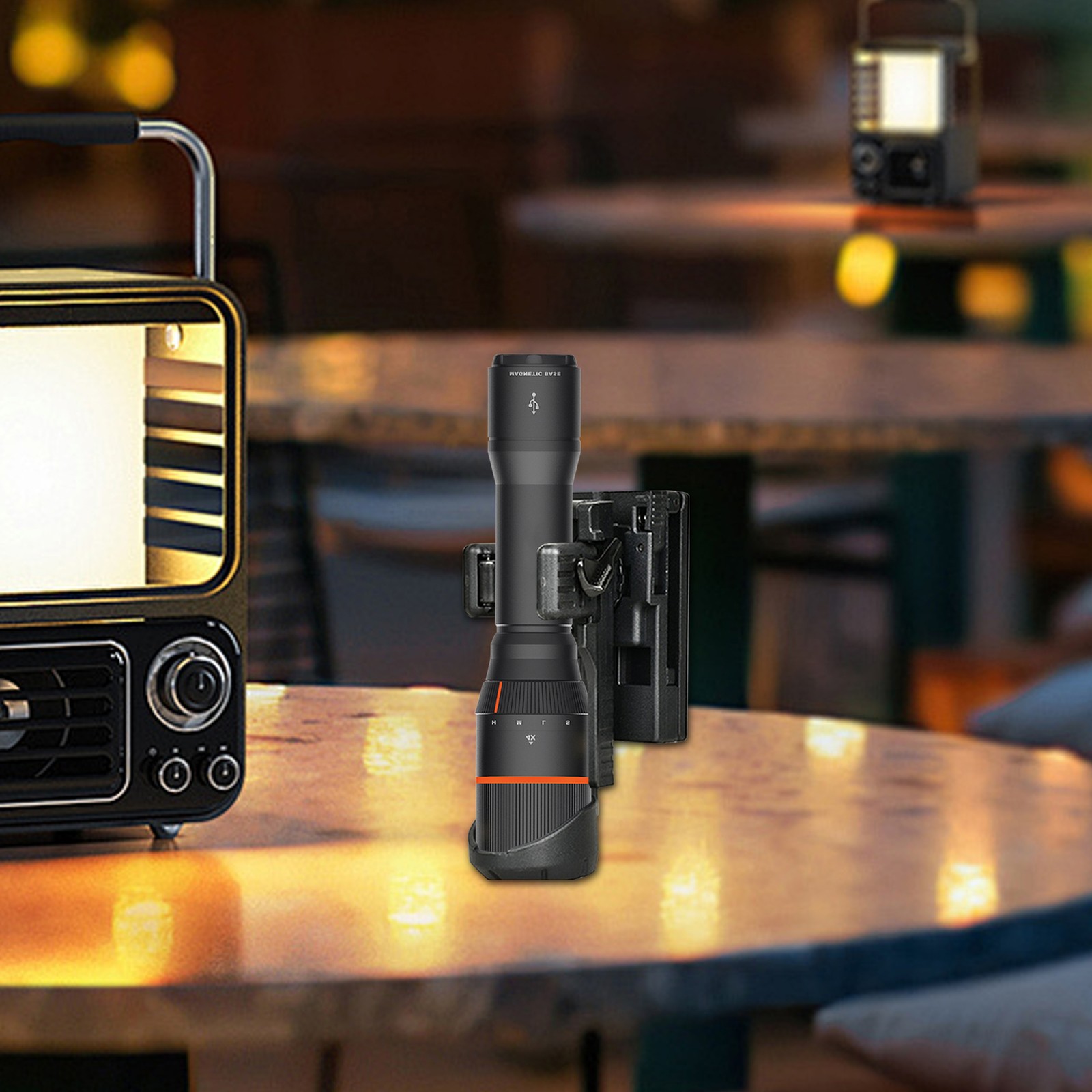 Flashlight Cover Flashlight Pouch Holster Belt Carry Case Holder Torch Clip 