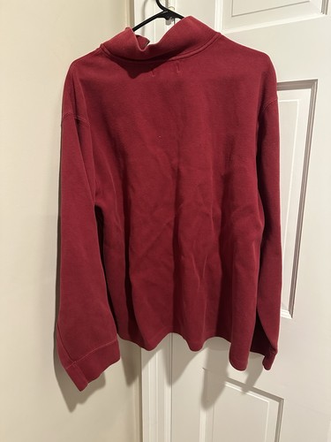 Polo Ralph Lauren Herren Pullover Burgund 1/4 Zip XXL Top Zustand - Bild 5 von 8
