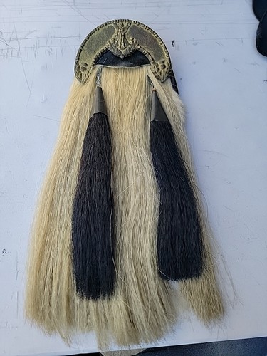 Horse Hair Military/ Scottish Long Sporran with Thistle Cantle