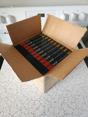Rare vintage BASF 1800 Performance Series tapes  NOS - original box of 10