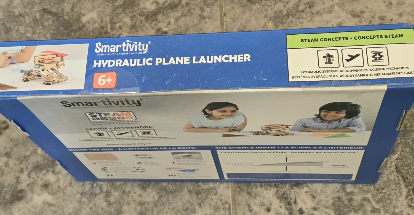 Smartivity Hydraulic Plane Launcher STEM Educational Build & Play Kit ...