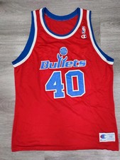 Vtg Washington Bullets Calbert Cheaney #40 Basketball NBA Champion Jersey Size48
