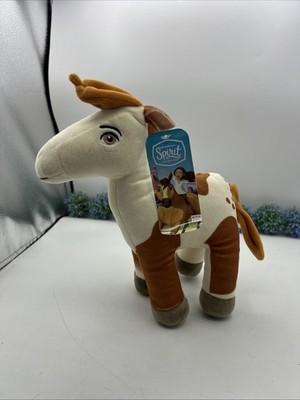 NWT Netflix Spirit: Riding Free  Boomerang  the Pinto Horse 10  Plush Toy 