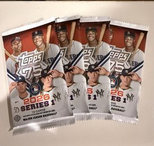 2026 Topps Series 1 Four HOBBY Packs (48cards) – Factory Sealed – 4x Packs