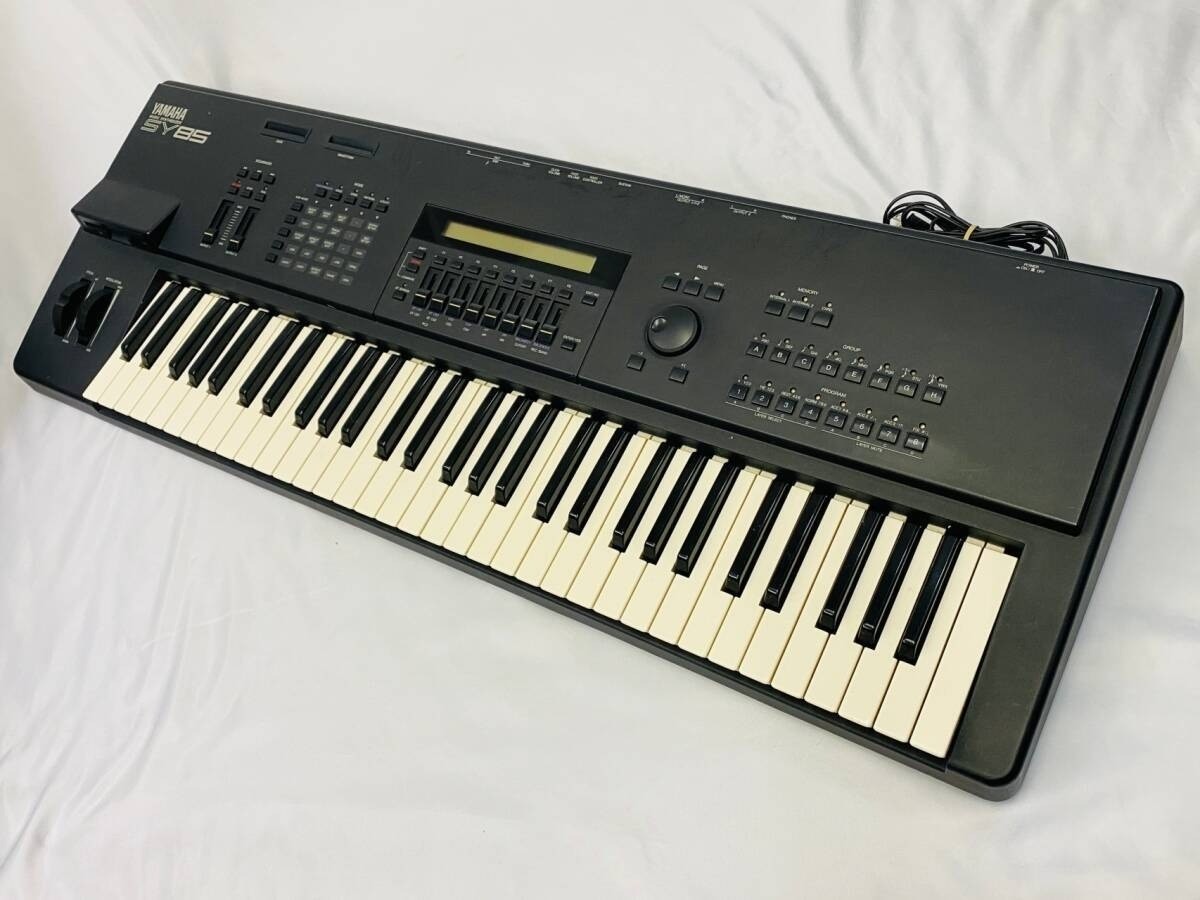RONRON62Yamaha SY85 シンセサイザー 61鍵 Yamaha SY85 Digital Synthesizer Keyboard 61-Keys Black