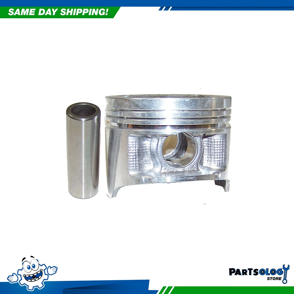 Kit de pistón y anillo DNJ PRK296 para 92-95 Honda Civic 1.5L L4 SOHC 16V D15Z1 Foto 3 de 3