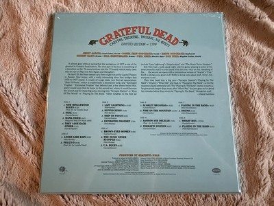 GRATEFUL DEAD Capitol Theatre 4/25/77 VINYL 4 x LP Box Set limited