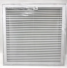 Hart & Cooley 96AFB Steel Fixed-Bar Filter Grille, 24″ × 24″ NEW