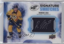 2016-17 Upper Deck Ice Signature Swatches Roman Josi #SS-RJ Auto 19ed