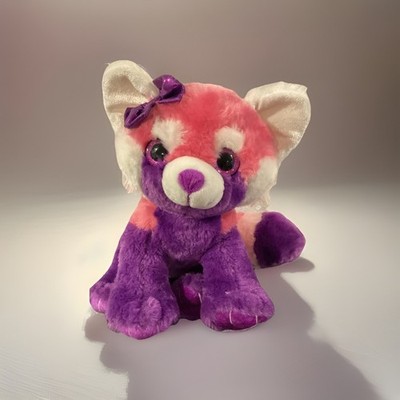 Wild Republic Red Panda Plush Pink Purple 10  Stuffed Animal Toy
