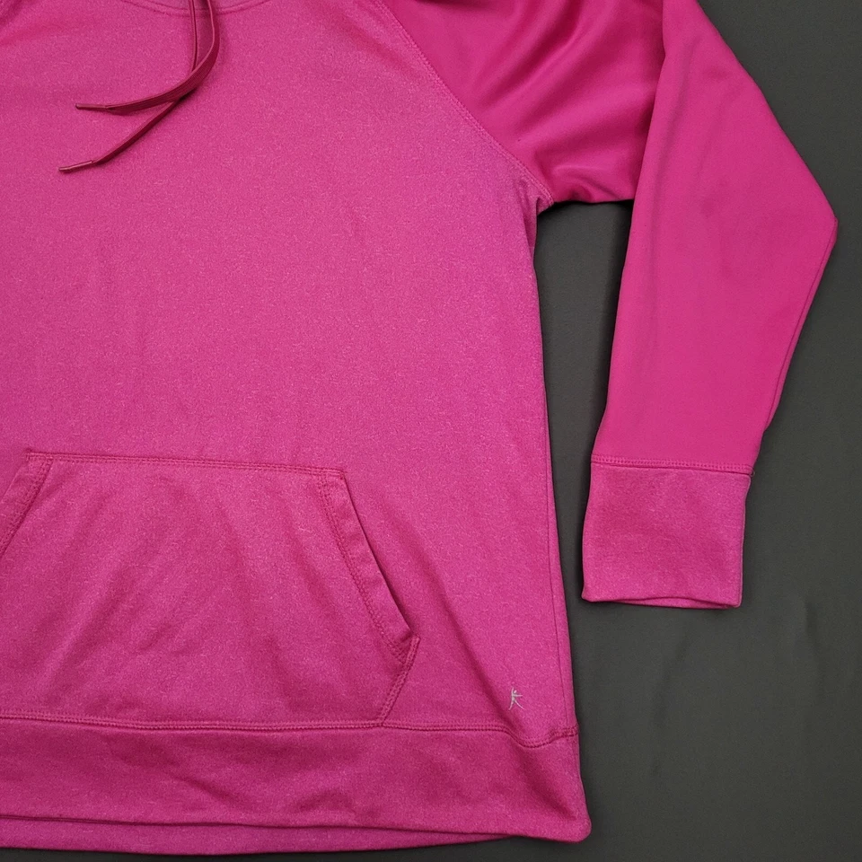 Suéter Danskin Now para mujer XL manga larga suéter con capucha tejido rosa * Foto 4 de 4