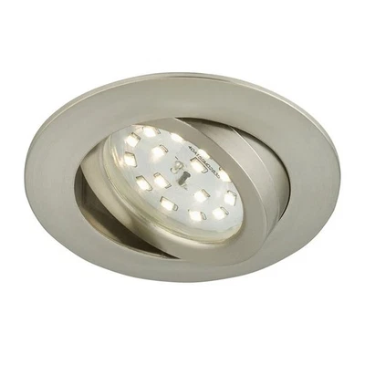 Briloner LED Einbauleuchte Nickel matt 6,5W Modul schwenkbar 3-Stufen-Dimmbar - Bild 1 von 4