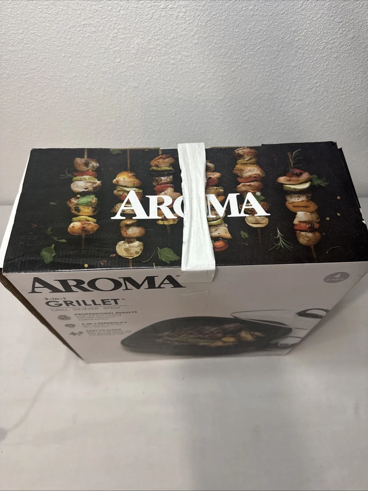 NUEVA Parrilla Aroma 3 en 1 4 Cuartos Nueva Foto 2 de 4