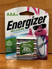 Energizer Recharge Power Plus AAA4 Batteries