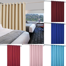 MULTIPURPUSE ROOM/SPACE DIVIDER PANEL WINDOW CURTAIN BLACKOUT 100" W x 84" L