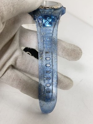 Gianfranco FERRE GF.9024J Quartz Analog Blue Watch Excellent JAPAN