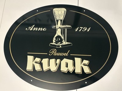 Pauwel Kwak großes Bierschild - grün/gold. Für Kneipe, Männerhöhle, Bar, Zuhause *NEU*