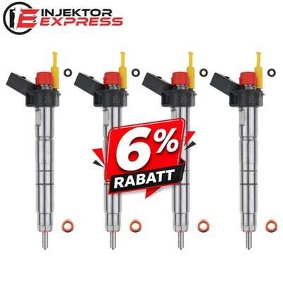 4x 0445116024 Injektor Einspritzdüse BMW E81 E87 E83 E70 120d X3 X5 13537805428