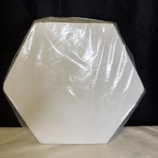 12-Pack Acoustic Panels, Soundproof Wall Panels, Hexagon Self-Adhesive 13  white