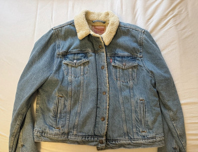 Levi Strauss & Co. Herren Jeansjacke blau XL gefüttert