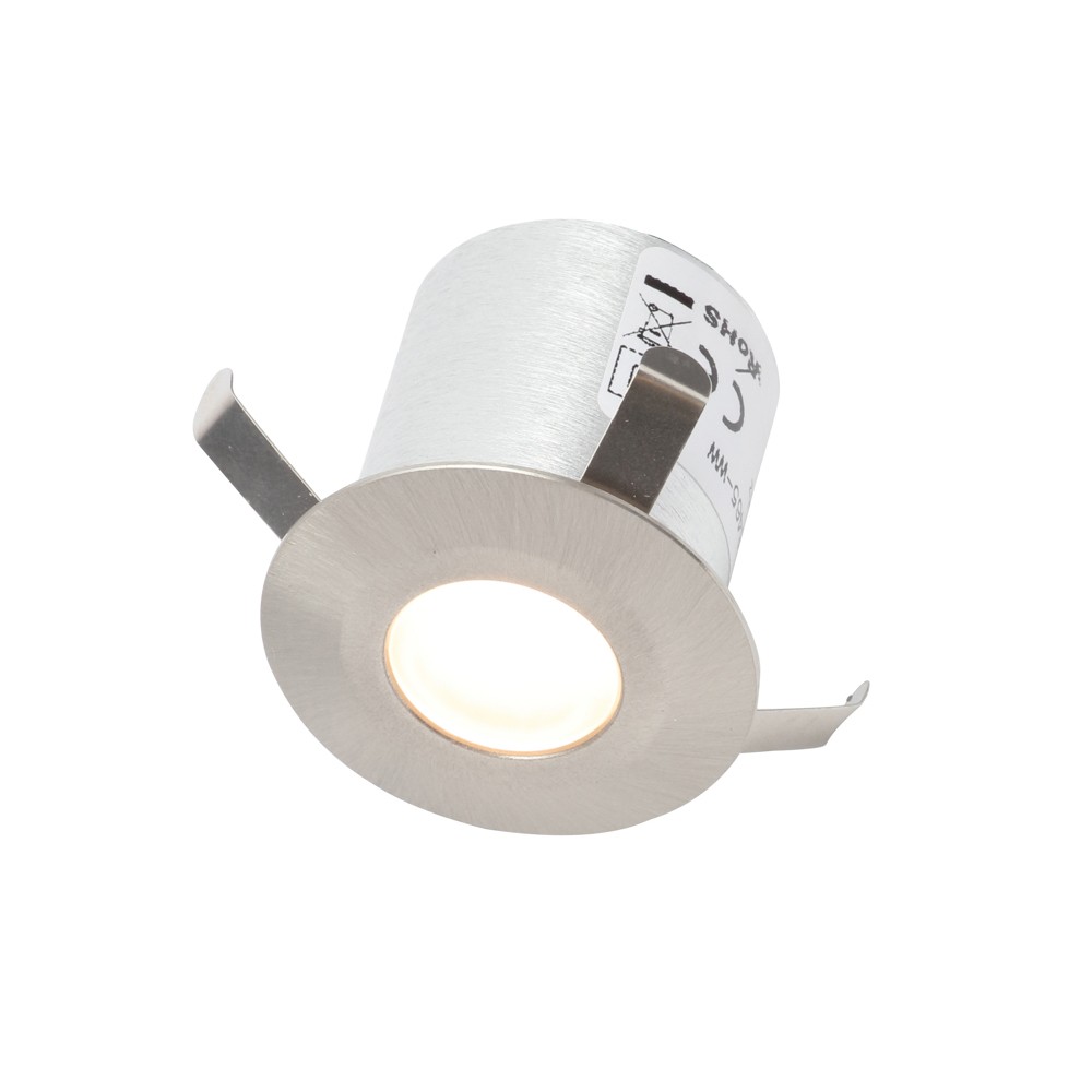 Litecraft Decking Plinth Recessed Light Daylight White LED - Nickel Clearance