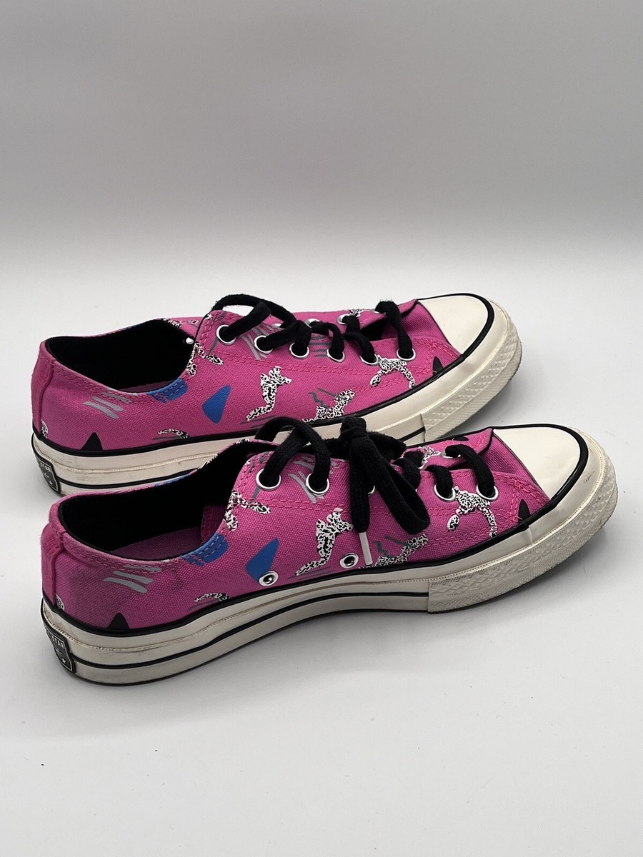 Converse CHUCK 70 OX HYPER Pink Digital Low Sneakers Size Women