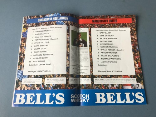 FA CUP FINAL PROGRAMS, 1965, 1971, 1977, 1981, 1982, 1983, 1984, 1986, 2003 - Imagen 47 de 68