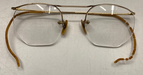 Occhiali vintage 1951 US Army Emessi Montature 12K. GF - Foto 4 di 8