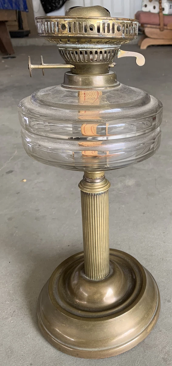 Antique oil lamp deals burners