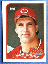 Rob Dibble #264 Topps 1989 Baseball Card (Cincinnati Reds) 