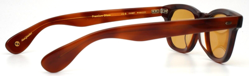 Garrett Leight Lo-B Vinbrt/pmp Vintage verbrannte Schildkröte Sonnenbrille 46-23-145 B - Bild 5 von 16