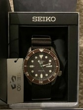 Seiko 5 Sports Hard Coating Brown SRPD85K1 + Worldwide Warranty +Seiko Box AU*au 2