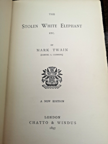 Mark Twain, The Stolen White Elephant, Vintage, 1897 - Picture 3 of 8