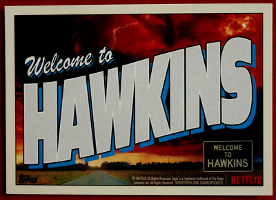 STRANGER THINGS - Chase Card HWK-4 - TOPPS 2019 - WELCOME TO BENNY'S BURGERS
